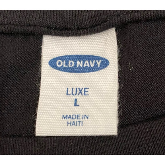 Old Navy Black & White Luxe Polka Dot Top, Size Large - Picture 10 of 10